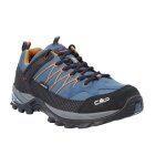 CMP Rigel Low WP Hiking Shoes (Trekking, waterproof) ocean blue/orange men's