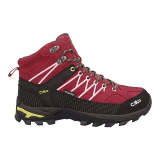 CMP Rigel Mid WP Hiking Shoes (Trekking, waterproof) red/black ladies