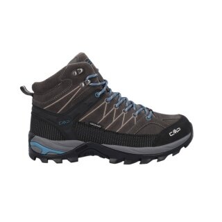 CMP Rigel Mid Trekking WP Waterproof Walking Shoes (chocolate brown/petrol) for Men