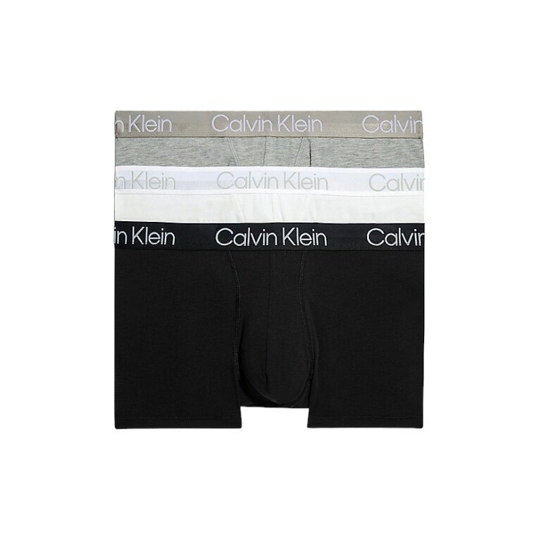 Calvin Klein Underwear Boxershorts Trunk Modern Structure (Cotton) multicoloured black/white/grey Men - 3 Pieces