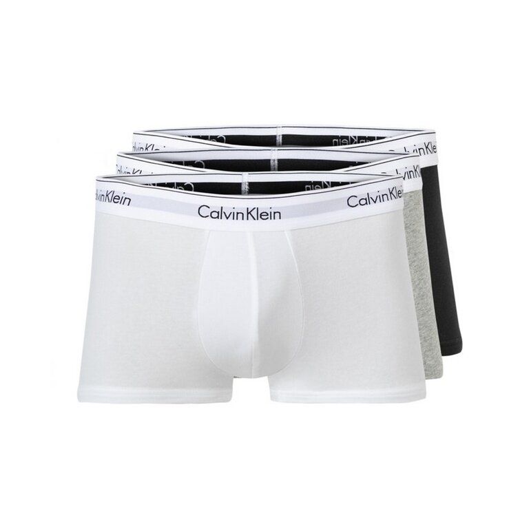 Calvin Klein Underwear Boxershorts Trunk Modern Cotton (Cotton) Multicoloured Black/White/Grey Men - 3 Pieces