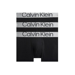 Calvin Klein Underwear Boxershorts Trunk Steel Cotton (Cotton) black Men's - 3 Pieces