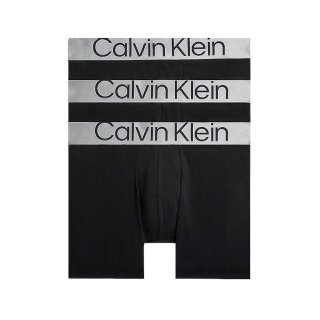 Calvin Klein Underwear Boxer Shorts Brief Steel Cotton (Cotton) black Men - 3 Pieces