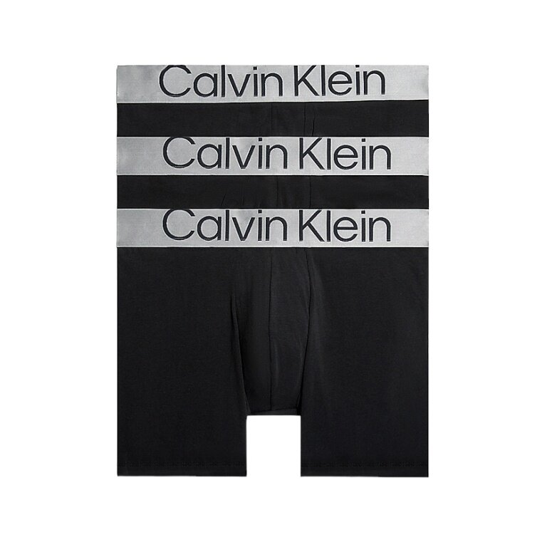 Calvin Klein Underwear Boxer Shorts Brief Steel Cotton (Cotton) black Men - 3 Pieces