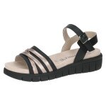 Caprice Sandal 28703 (Leather) black ladies