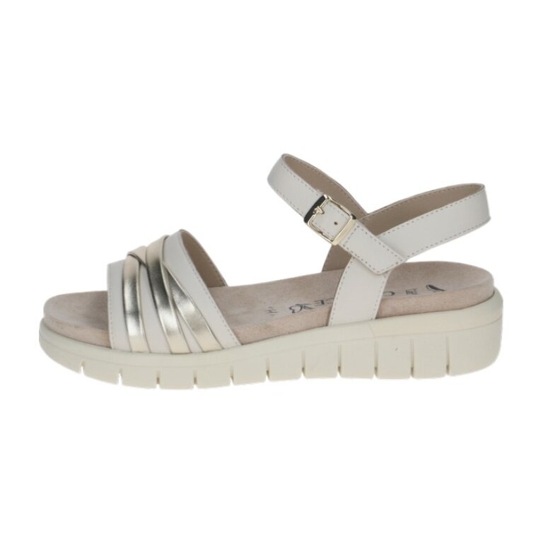 Caprice Sandal 28703 (Leather) off-white Ladies