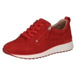 Caprice Sneaker 23702 (leather, with side zip) red ladies