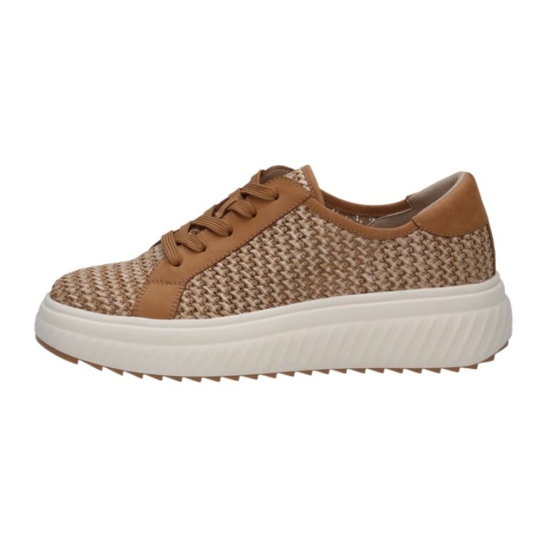Caprice Sneaker 23710 (Leather/Textile) camel brown Ladies