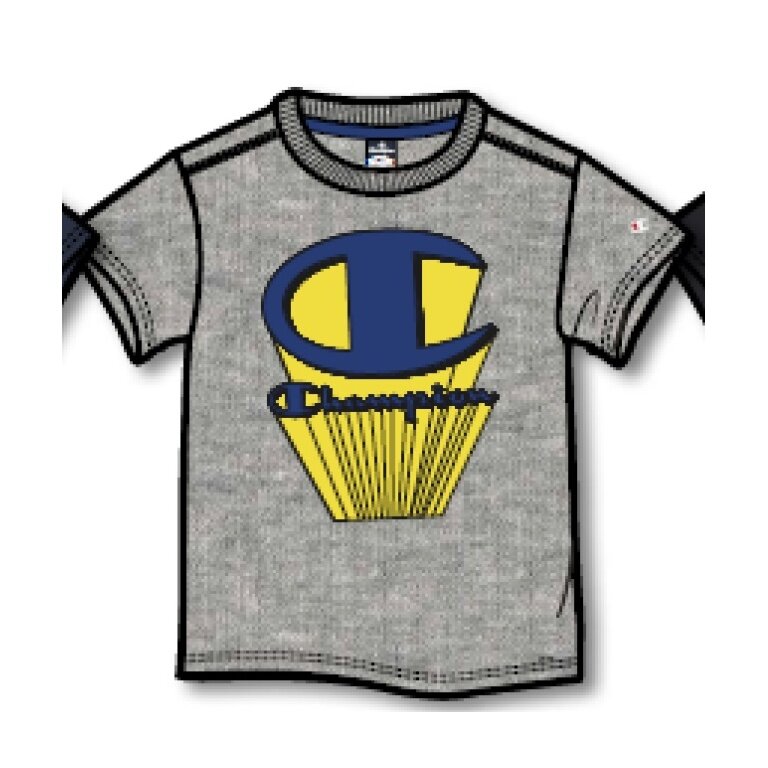 Champion Leisure T-shirt (Cotton) Champion Super Graphic Print grey Kids