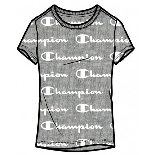 Champion Leisure T-shirt (Cotton) Graphic Print grey Girls