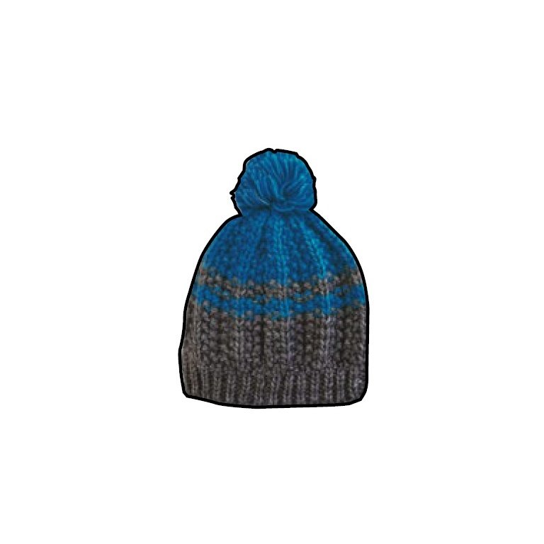 Champion Hat Legacy Knit Bobble grey/blue Kids 1pc