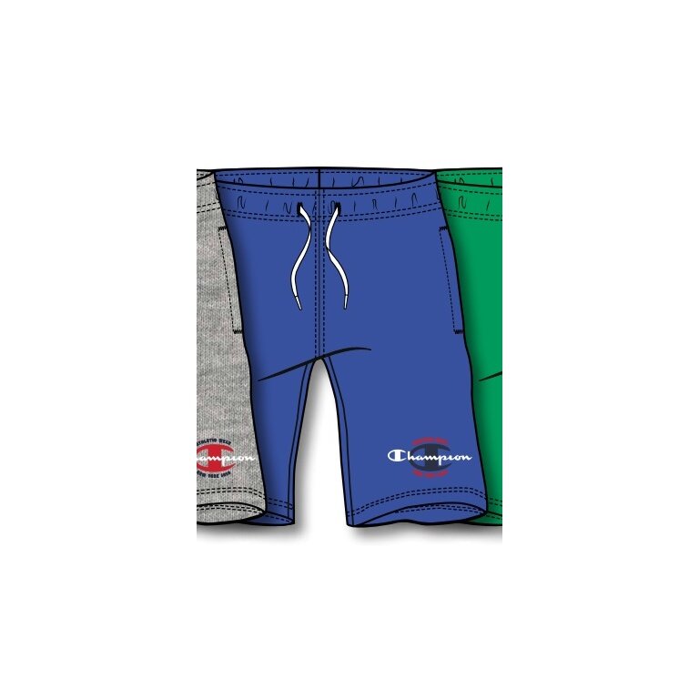 Champion leisure trousers (cotton) Bermuda with Graphic Print short 2023 royal blue boys