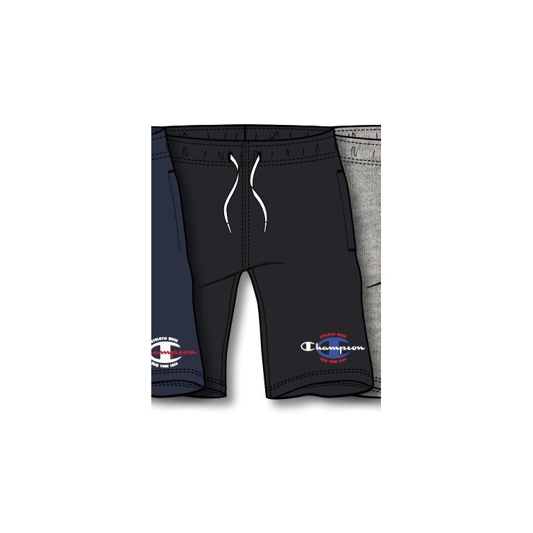 Champion leisure trousers (cotton) Bermuda with graphic print short 2023 black boys