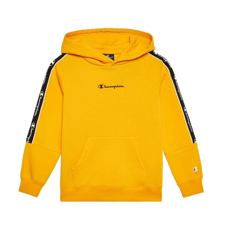 Champion Hoodie - lightweight fleece with logo tape yellow Kids