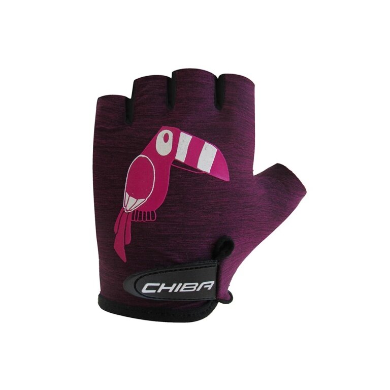 Chiba Bicycle Gloves Cool Purple Children - 1 Pair