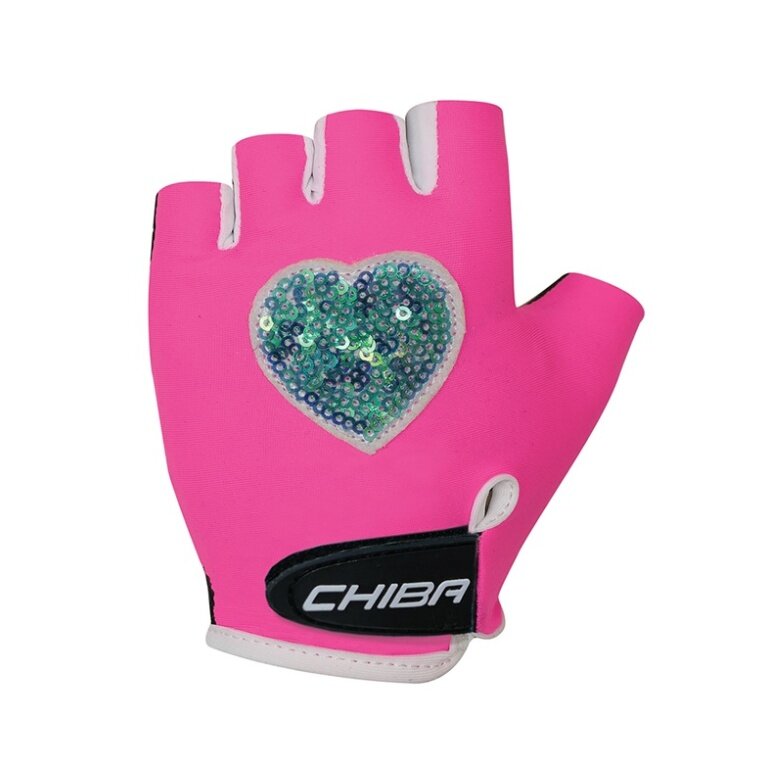 Chiba Bicycle Gloves Cool Neon Pink Children - 1 Pair