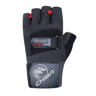 Chiba Fitness Gloves Wristguard Protect black - 1 pair