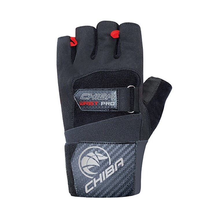 Chiba Fitness Gloves Wristguard Protect black - 1 pair