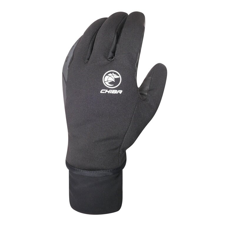 Chiba Winter Cycling Gloves Ice II (Upper hand made of windproof softshell) black - 1 pair