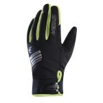 Chiba Winter Gloves Thermo X-Cross (waterproof, windproof, breathable) black/neon yellow - 1 pair