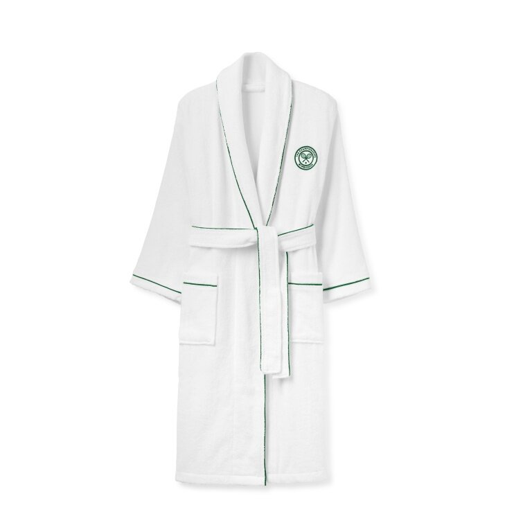 Christy Bathrobe Wimbledon The Championship 2025 white/green