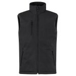 Clique Softshell Vest Padded Vest (cleanly cut, padded softshell vest) black Men