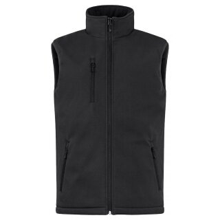 Clique Softshell Vest Padded Vest (cleanly cut, padded softshell vest) black Men