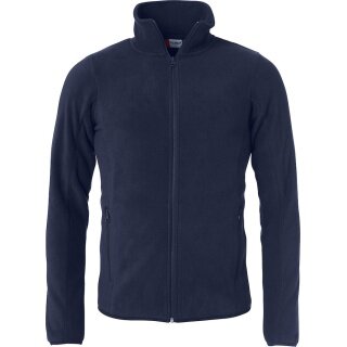 Clique Fleece Jacket Basic Polar - with stand-up collar - navy blue - Men