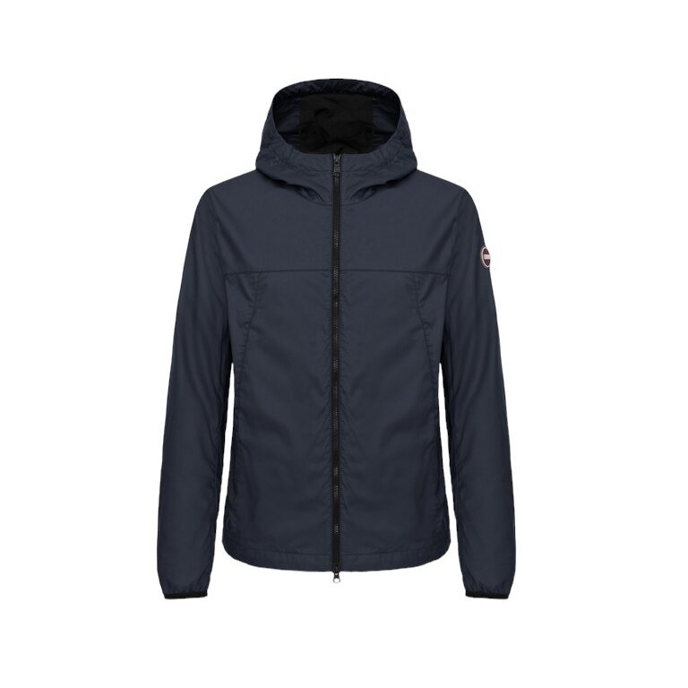 Colmar Transition Jacket Fibers (made of cotton, with hood) navy blue men's
