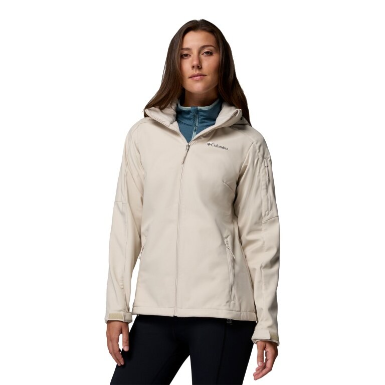 Columbia Softshell Jacket Cascade Ridge II (comfortable fit, Omni-Shield) beige ladies
