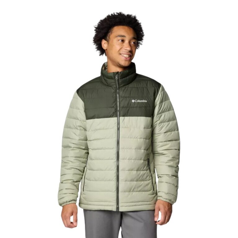 Columbia Powder Lite II Padded Jacket (Omni-Heat™ Thermal System) light green Men's