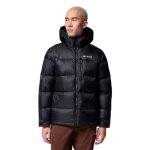 Columbia Winter Down Jacket Cloudview Down Hooded (Omni-Heat™ Infinity, very warm) black men's