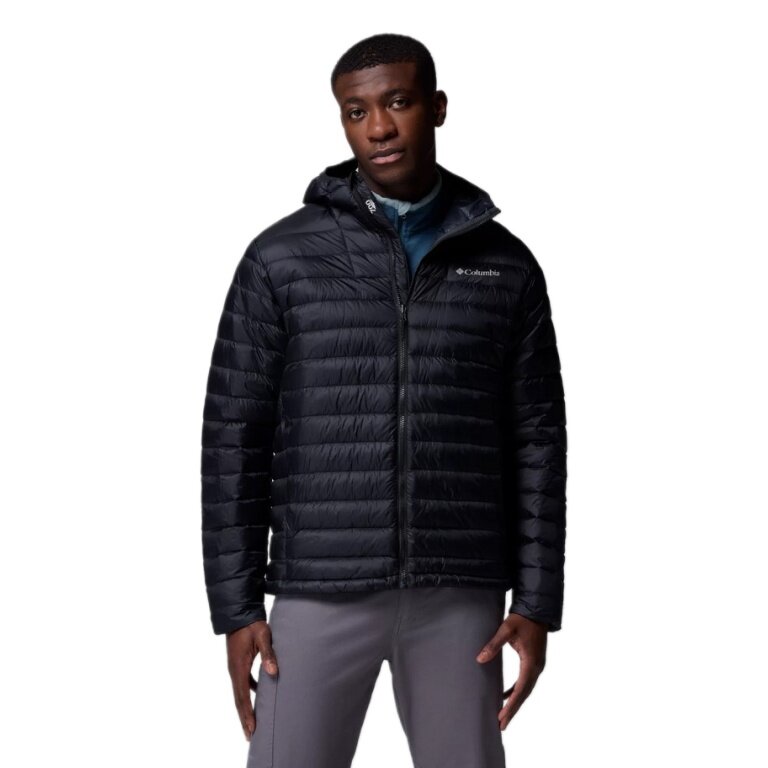 Columbia Corelite Down Hooded Winter Jacket (Omni-Shield™, warm) black men's