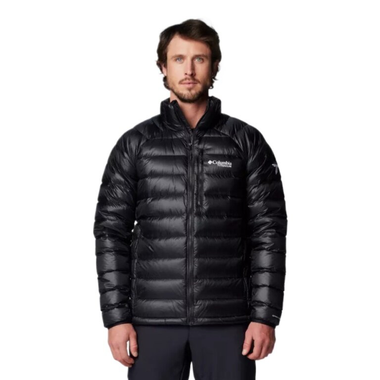Columbia Winter Down Jacket Arctic Crest Down (Omni-HEAT™ Arctic) black men's