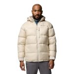 Columbia Winter Down Jacket Cloudview Down Hooded (Omni-Heat™ Infinity, very warm) beige men's