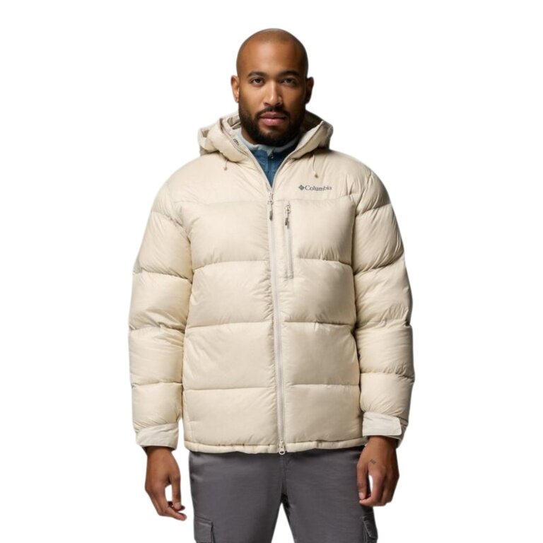 Columbia Winter Down Jacket Cloudview Down Hooded (Omni-Heat™ Infinity, very warm) beige men's
