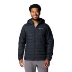 Columbia Winter Padded Jacket Powder Lite™ II Hooded (Omni-Heat™ Thermal System) black Men's