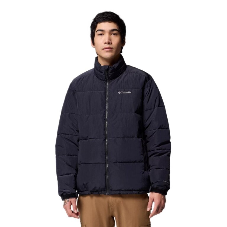 Columbia Pike Lake Novelty Winter Jacket (Omni-Heat, very warm) black men's