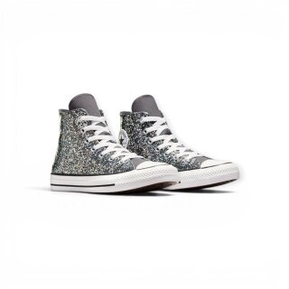 Converse Chuck Taylor All Star High Glitter Silver Kids Sneakers