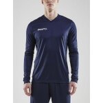 Craft Sport Long-sleeved Shirt (Jersey) Squad Solid - high elasticity, ergonomic design - navy blue Men