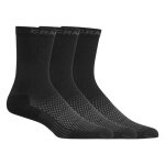Craft Sports Socks CORE Dry High (moisture transport) black - 3 pairs