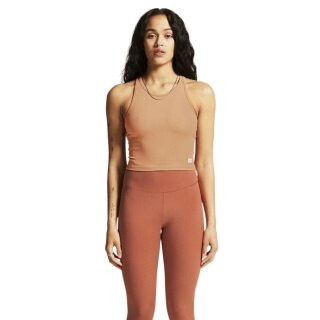 Craft Sport Tank Collective Rib (ribbed structure, elastic material) brown ladies