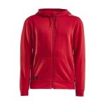 Craft Hoodie Community FZ Hoodie (Front Zipper, sporty fit) red Men