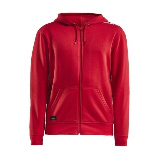 Craft Hoodie Community FZ Hoodie (Front Zipper, sporty fit) red Men