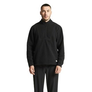 Craft Fleece Pullover Join Pile Half-Zip (100% recycled Polyester) black Men's