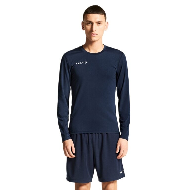 Craft Functional Underwear Long Sleeve Shirt Ability LS (Moisture Transport, Very Elastic Material) Navy Blue Men's