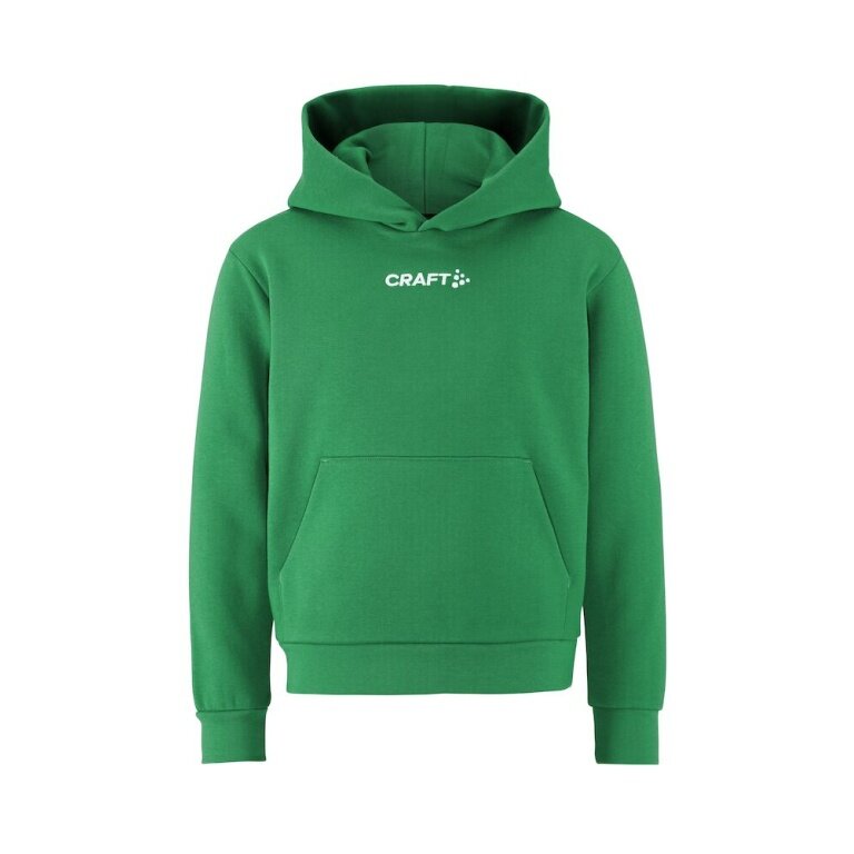 Craft Hooded Sweatshirt Community 2.0 Logo Hoodie (athletic fit) green Kids