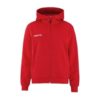 Craft Hooded Sweatshirt Community 2.0 Logo Full Zip Hoodie (Cotton/Polyester) red Ladies