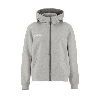 Craft Hooded Sweatshirt Community 2.0 Logo Full Zip Hoodie (Cotton/Polyester) light grey Ladies
