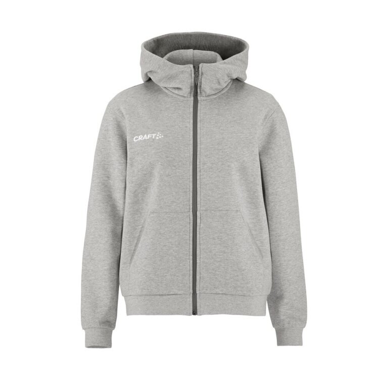 Craft Hooded Sweatshirt Community 2.0 Logo Full Zip Hoodie (Cotton/Polyester) light grey Ladies